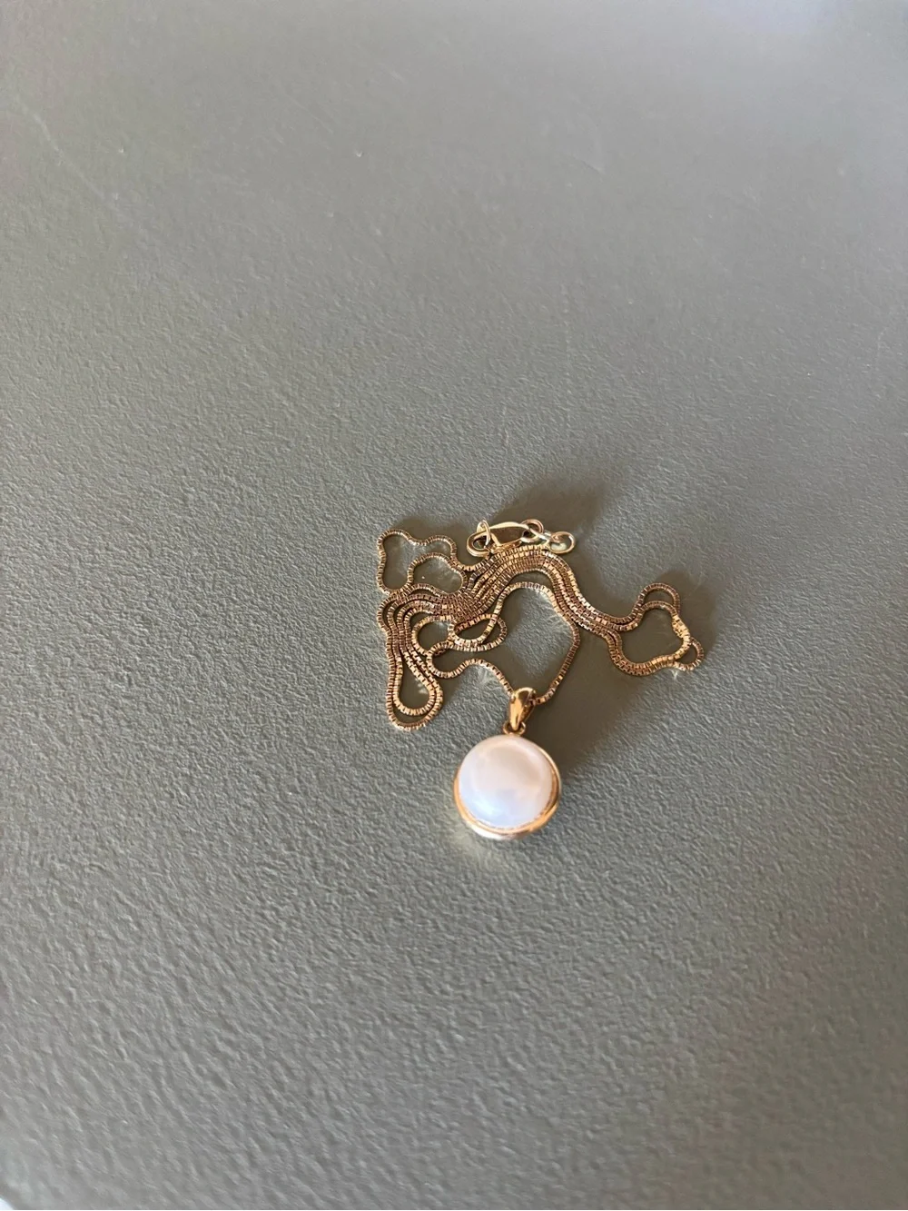 14k Gold Freshwater Pearl Necklace